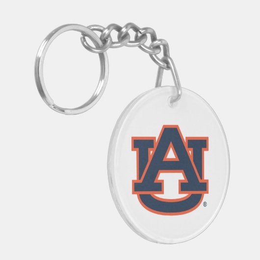 Auburn University Auburn UA Logo Sleutelhanger (Voorkant Links)