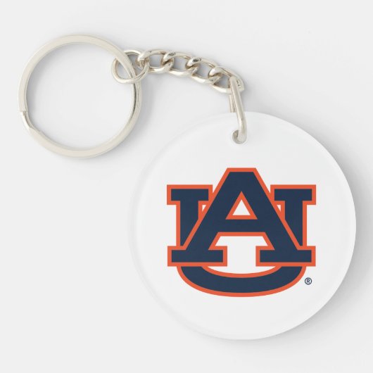 Auburn University Auburn UA Logo Sleutelhanger (Voorkant)