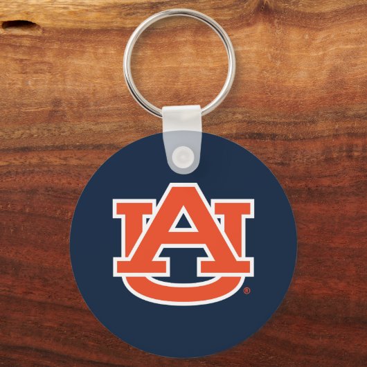 Auburn University Auburn UA Logo Sleutelhanger (Achterkant)
