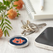 Auburn University Auburn UA Logo Sleutelhanger (Zijkant)