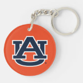 Auburn University Auburn UA Logo Sleutelhanger (Achterkant)