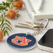 Auburn University Auburn UA Logo Sleutelhanger (Voorkant Rechts)