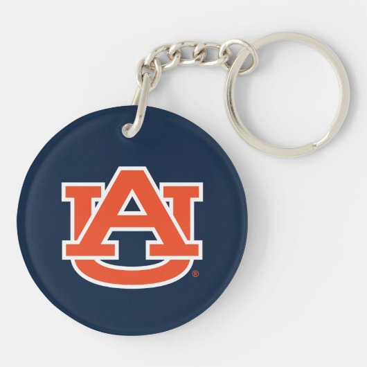 Auburn University Auburn UA Logo Sleutelhanger (Achterkant)
