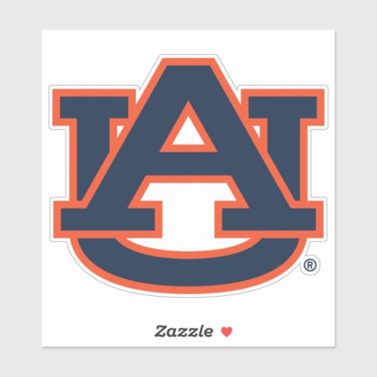 Auburn University Auburn UA Logo Sticker (Vel)