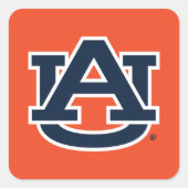 Auburn University Auburn UA Logo Vierkante Sticker (Voorkant)