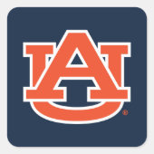 Auburn University Auburn UA Logo Vierkante Sticker (Voorkant)