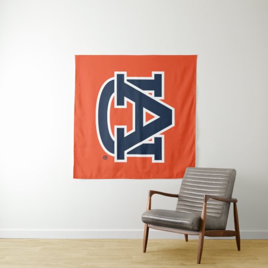 Auburn University Auburn UA Logo Wandkleed (In Situ (horizontaal))