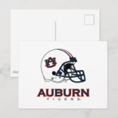 Auburn University | Football van Auburn Briefkaart (Voorkant / Achterkant)