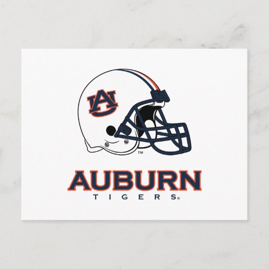 Auburn University | Football van Auburn Briefkaart (Voorkant)