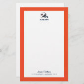 Auburn University | Football van Auburn Briefpapier (Voorkant / Achterkant)