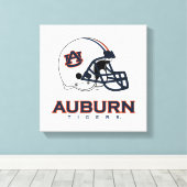 Auburn University | Football van Auburn Canvas Afdruk (Insitu (Houten vloer))
