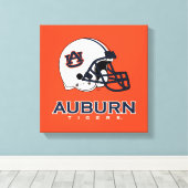 Auburn University | Football van Auburn Canvas Afdruk (Insitu (Houten vloer))