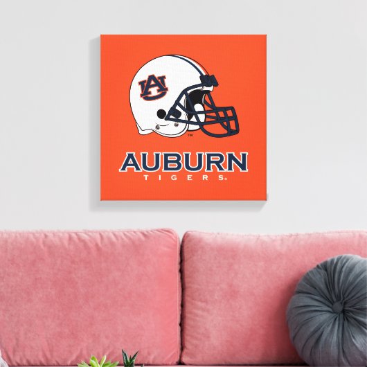 Auburn University | Football van Auburn Canvas Afdruk (Insitu (Woonkamer))