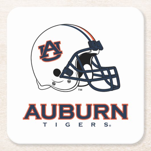 Auburn University | Football van Auburn Kartonnen Onderzetters (Voorkant)