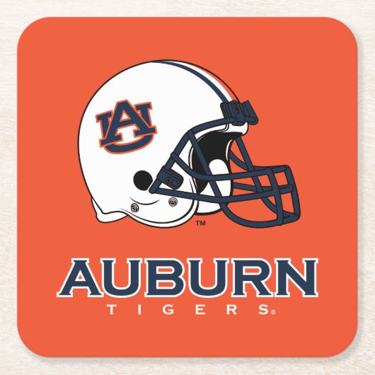 Auburn University | Football van Auburn Kartonnen Onderzetters (Voorkant)