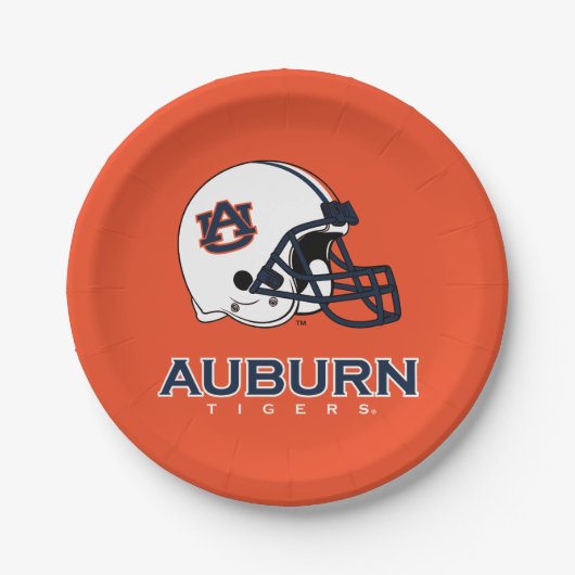Auburn University | Football van Auburn Papieren Bordje (Voorkant)