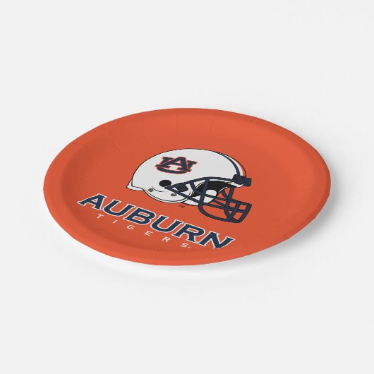 Auburn University | Football van Auburn Papieren Bordje (Gekanteld)