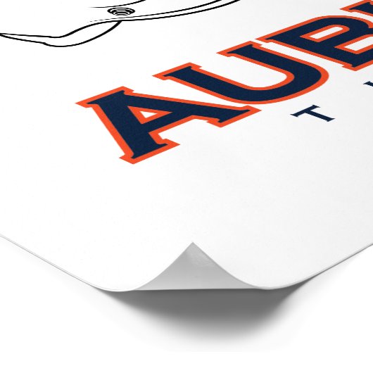 Auburn University | Football van Auburn Poster (Hoek)