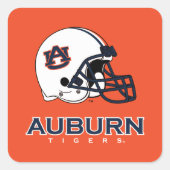 Auburn University | Football van Auburn Vierkante Sticker (Voorkant)