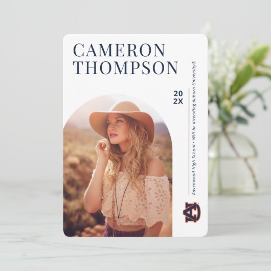 Auburn University | Future Auburn Afstudeerder Kaart (Staand voorkant)