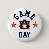 Auburn University Game Day Ronde Button 5,7 Cm (Voorkant)