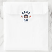 Auburn University Game Day Ronde Sticker (Tas)
