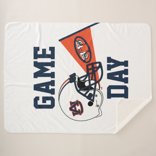 Auburn University Game Day Sherpa Deken (Voorkant (horizontaal))