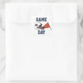 Auburn University Game Day Vierkante Sticker (Tas)