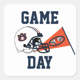 Auburn University Game Day Vierkante Sticker