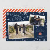 Auburn University Kerstmis Kerstkaart (Voorkant / Achterkant)