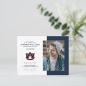 Auburn University | Toekomstige Auburn afgestudeer Aankondigingskaart (Staand voorkant)