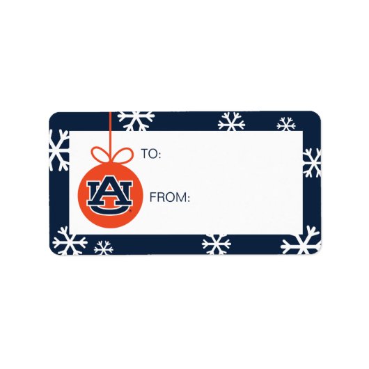 Auburn University | Vakantie Etiket (Voorkant)