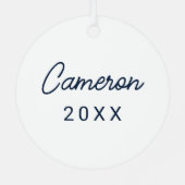 Auburn University | Vakantie Metalen Ornament (Achterkant)