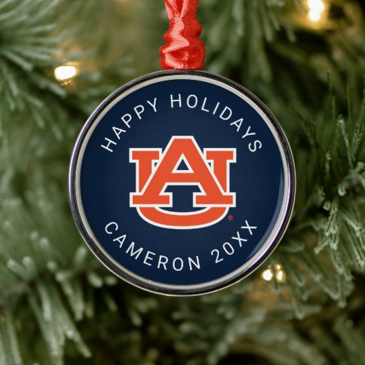 Auburn University | Vakantie Metalen Ornament (Boom)