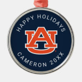 Auburn University | Vakantie Metalen Ornament (Voorkant)
