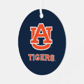 Auburn University | Vakantie Metalen Ornament (Voorkant links)