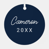 Auburn University | Vakantie Metalen Ornament (Achterkant)