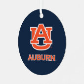 Auburn University | Vakantie Metalen Ornament (Voorkant links)
