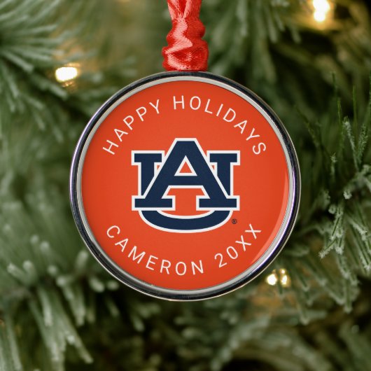 Auburn University | Vakantie Metalen Ornament (Boom)