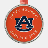 Auburn University | Vakantie Metalen Ornament (Voorkant)