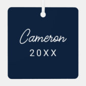 Auburn University | Vakantie Metalen Ornament (Achterkant)