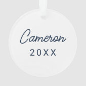 Auburn University | Vakantie Ornament (achterkant)