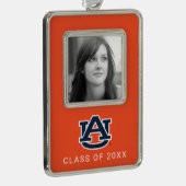 Auburn University | Vakantie Verzilverd Omlijst Ornament (Rechts)
