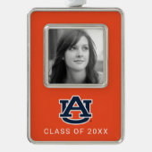 Auburn University | Vakantie Verzilverd Omlijst Ornament (Voorkant)