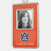 Auburn University | Vakantie Verzilverd Omlijst Ornament (Links)