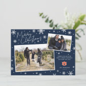 Auburn University Vrolijke Kerstvakantie Kaart (Staand voorkant)