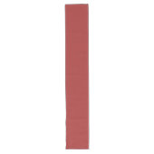 Auburn (vaste kleur) lange tafelloper (Voorkant)