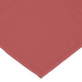 Auburn (vaste kleur) lange tafelloper (Hoek)