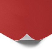 Auburn (vaste kleur) poster (Hoek)