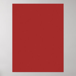 Auburn (vaste kleur) poster